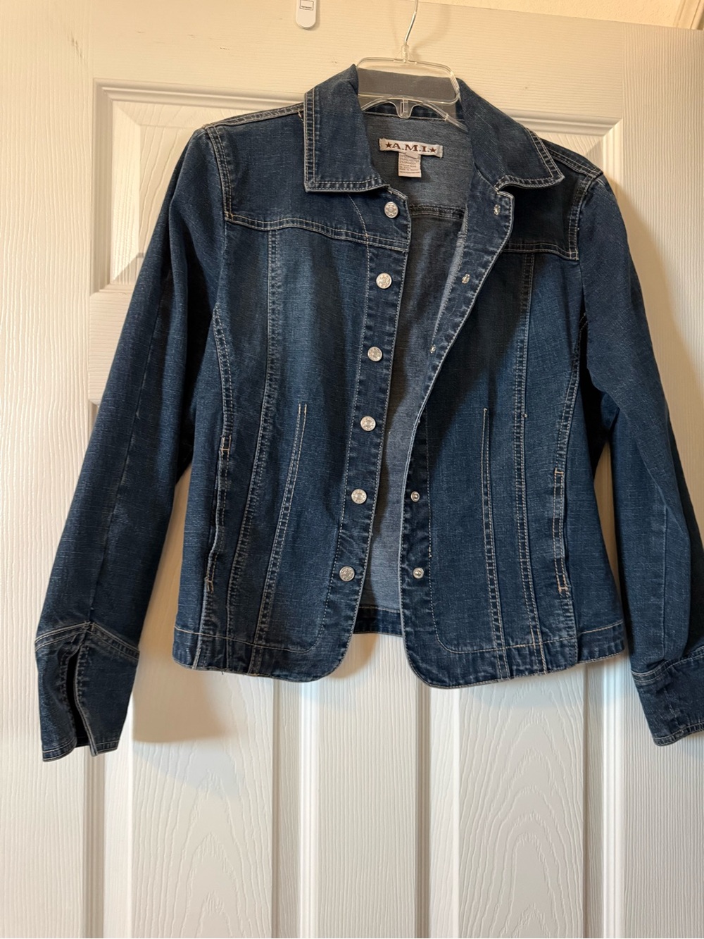 Ami Dark Blue Denim Jacket